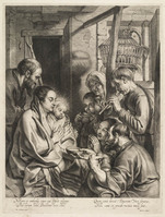 TvB G 1922
<br/>
Aanbidding herders
<br/>
<em>Marinus, Ignaz Cornelis, (eigenlijk: Marin Robin van der Goes) (1599-1639)</em>